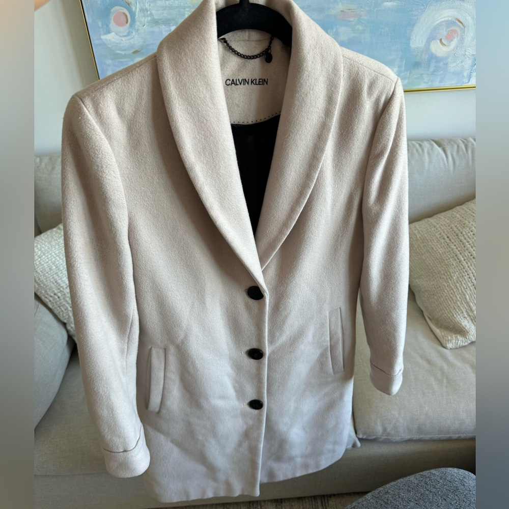 CALVIN KLEIN Womens wool coat